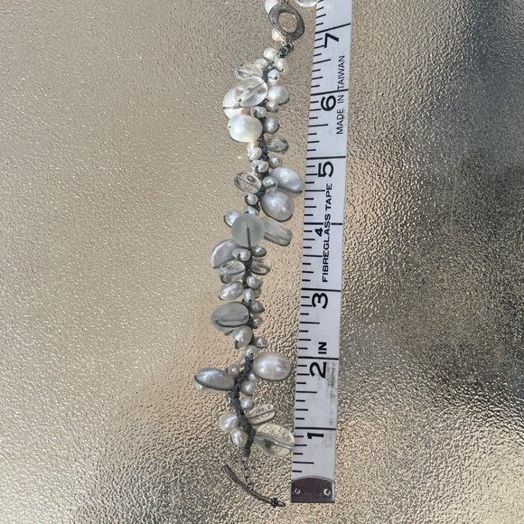 Freshwater Pearls, Quartz, & silk - Picture 4 of 7